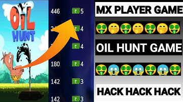 Mx player game hack trick|| Oil hunt game hack trick|| (2021 fully hack trick)