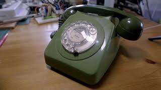 A 1970's era British Telephone Rings
