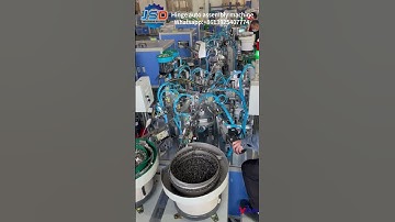 Soft close hinge automatic assembly machine #hingemachinery #hingemakingprocess