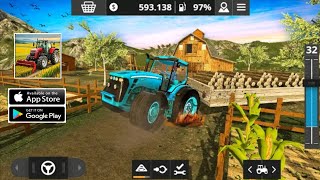 🚜 Village Tractor Farming Simulator 3D | Gameplay In Android 2024 screenshot 2