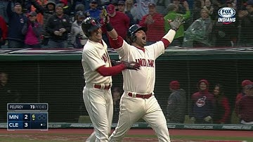 MIN@CLE: Swisher hits a two-run blast to right