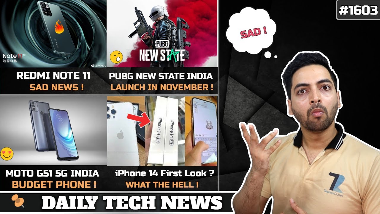 Redmi Note 11 Sad News😢,PUBG New State November🤦‍♀️,Pixel 6 BadNews,Squid Game Crazy,Tech Scam India