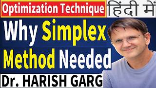 Why Simplex Method is Needed ?