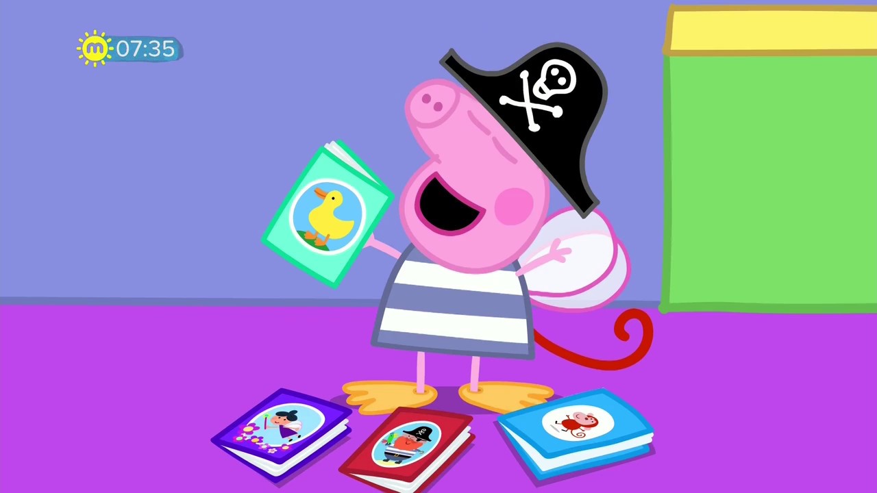 Peppa Pig S06e13 World Book Day Part 08 Full Episodes - 