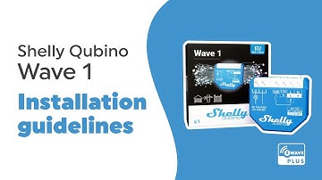 Shelly Qubino Wave 1 device - Installation video