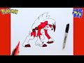 How To Draw Lycanroc (Midnight Form) | Step-By-Step Pokémon Drawing Tutorial