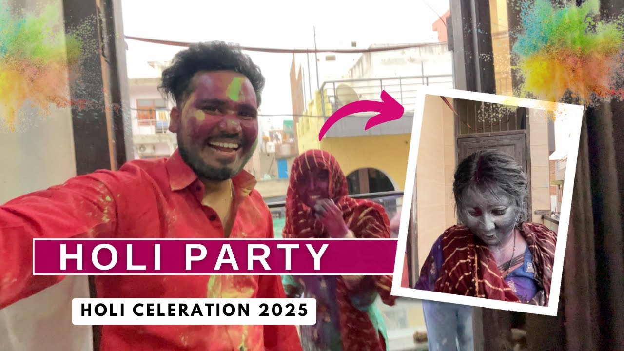 First Holi In Sasural| Holi Celebration 2025| Holi vlog in sasural | *Holi gone wrong*