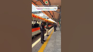 The Chenab Rail Bridge | PM Modi is set to inaugurate the Chenab Bridge in Jammu and Kashmir #bridge