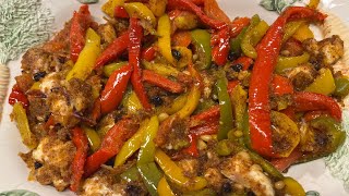 PEPPERS WITH TOASTED CRUSH by Betty and Marco - Quick and easy recipe