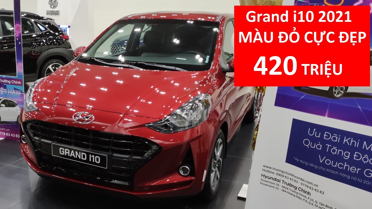 Cần bán Hyundai Grand i10 đời 2018 màu đỏ