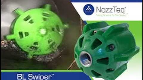 Sewer Cleaning Jetter Nozzle - BL Swiper by Nozzteq