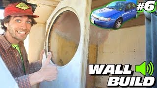 EXO's Subwoofer WALL Build #6 | Cutting FLUSH Mount Baffles | 18