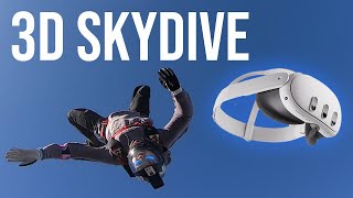 (3D VR) Head Down Skydive with Scott &amp; @NickVoegele