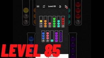 Ball Sort Color Water Puzzle - Level 85