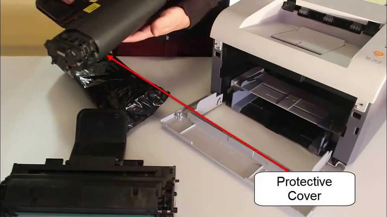 Schrijft een rapport fictie Oxideren How to Replace Toner Cartridge ML2010 For Samsung and Dell Printers -  YouTube