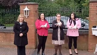 At Auntie Marlene s funeral today at lodge hill cemetery October 23 2023.