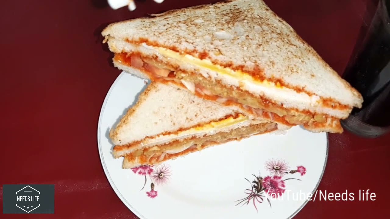 Breakfast sandwich recipe without sandwich maker YouTube