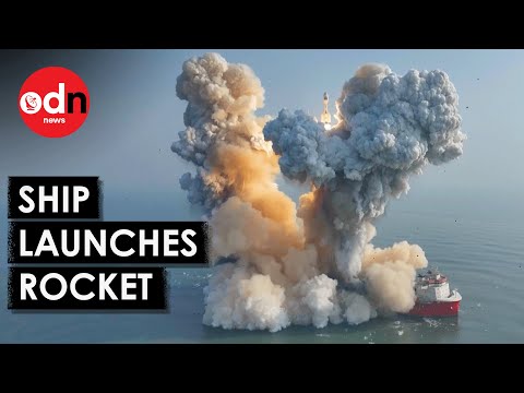 China's New Gravity-1 Rocket Launches Satellites from Sea