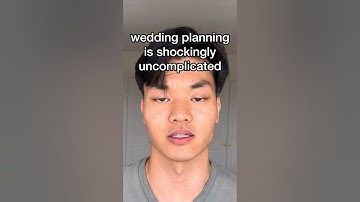 wedding planning is shockingly uncomplicated