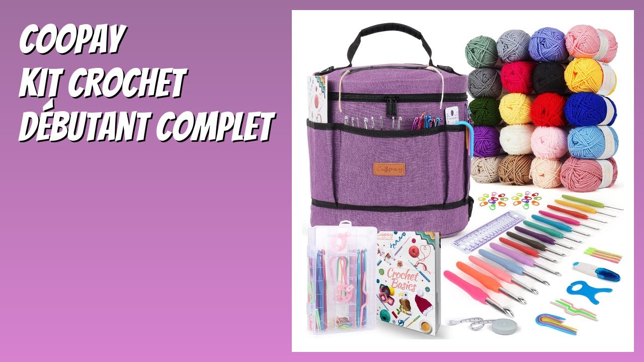 Kit Crochet Débutant Coopay Complet - 4 Animaux Amigurumi (Pingouin Lapin Poussin Renard) Avec Instructions