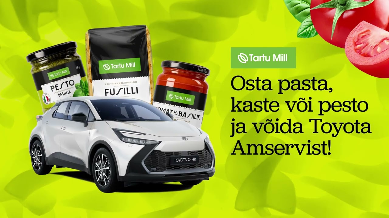 Osta pasta, kaste või pesto ja võida Toyota Amservist!