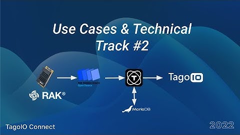 Use Cases & Tech Track 2 - TagoIO Connect 2022