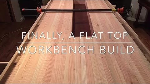 (22) Workbench Build: Flattening The Top With Router Jig
