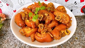 Cách nấu MÓNG GIÒ HEO KHO TÀU ngon bất bại thay đổi khẩu vị cho gia đình