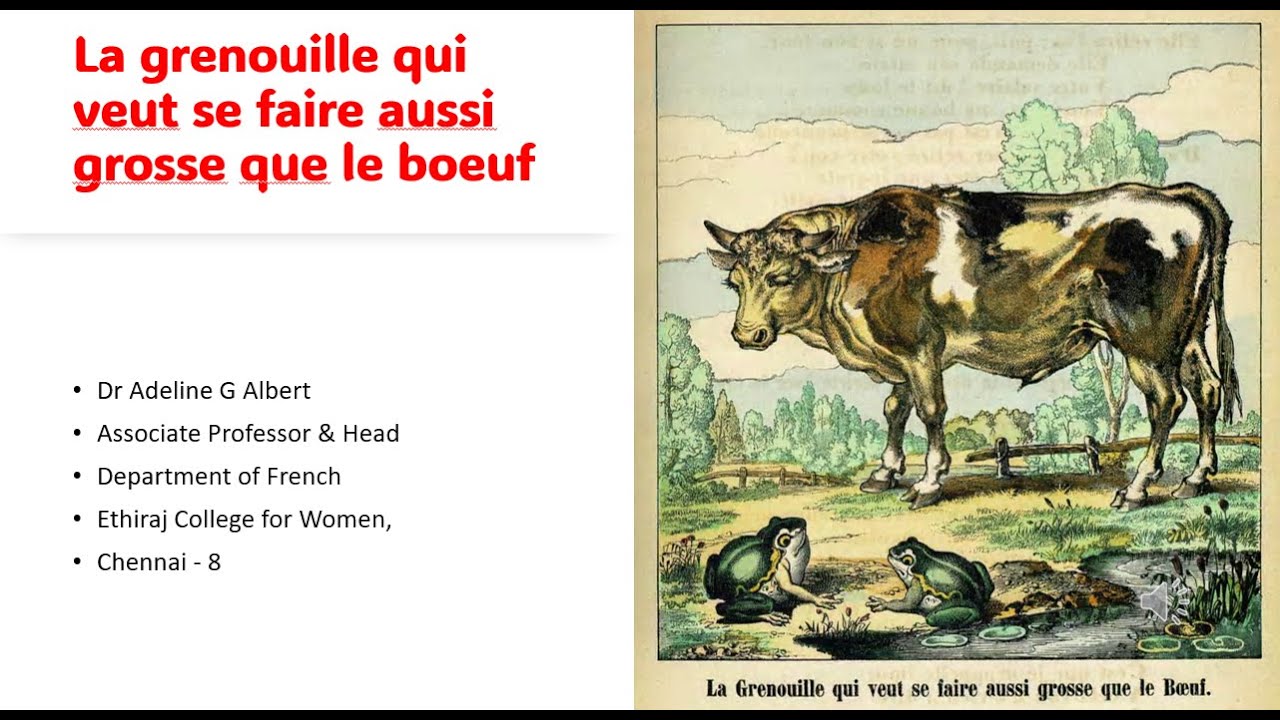 La grenouille qui veut se faire aussi grosse que le boeuf