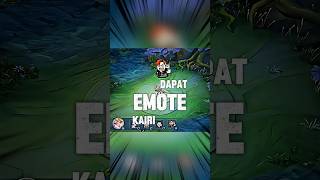 cara dapat emote kairi? #mlbb