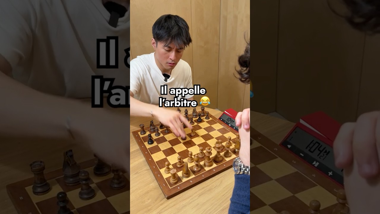 Il appelle l’arbitre 😂