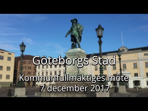 Göteborg kommunfullmäktige 2017-12-07
