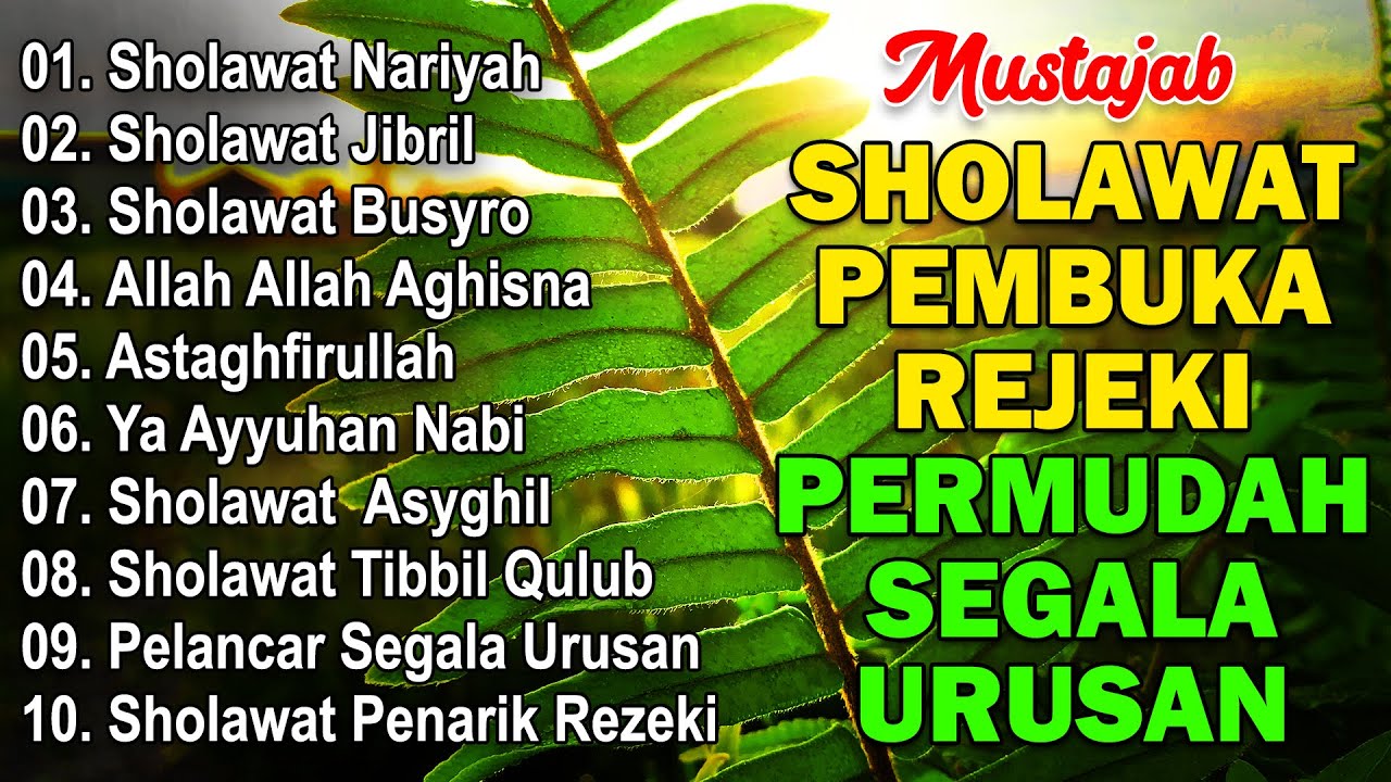 KUMPULAN SHOLAWAT VIRAL TERBARU 2024 | SHOLAWAT JIBRIL PEMBUKA REJEKI, SHOLAWAT BUSYRO, NARIYAH