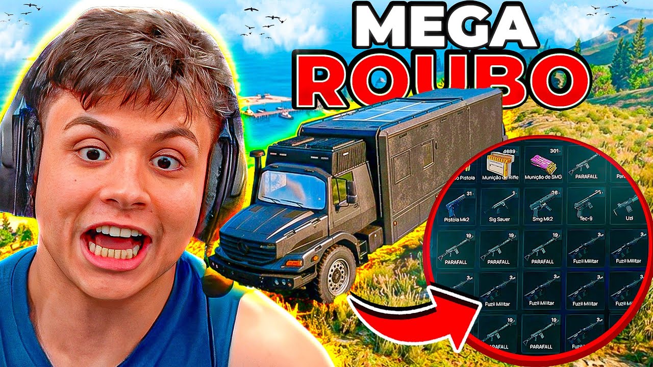 O MAIOR R0UB0 DA HISTÓRIA DO GTA RP 😱 (Paulinho o LOKO)