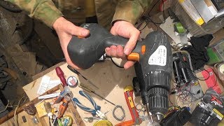 Переделка шуруповёрта на литий Conversion of the screwdriver to lithium