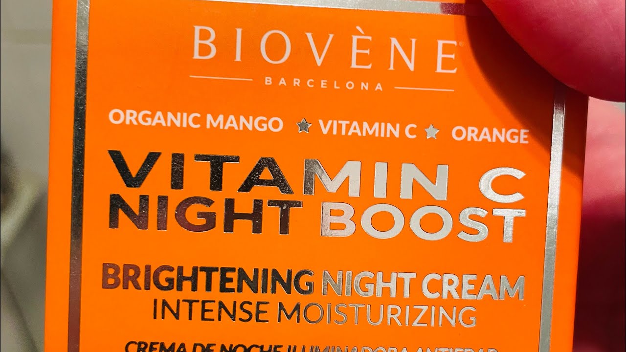 BIOVENE WITH VITAMIN C NIGHT BOOST /NIGHT CREAM TRY ON