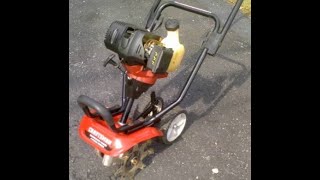Craftsman 4 cycle mini cultivator installed new carb and it still will not run, Find out WHY.