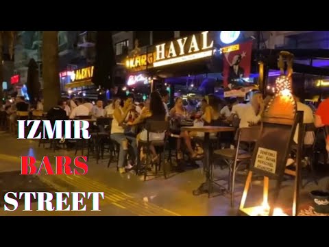 Karsiyaka Bar Street ! Izmir Turkey 2022 !