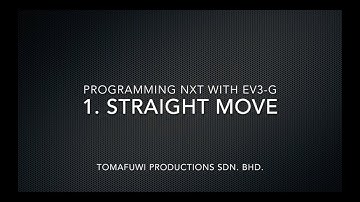 Programming LEGO Mindstorms NXT with EV3-G: 1. Straight Move