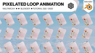 Create a 90s Style Pixelated Rotating Object Background - Blender Tutorial 3.0