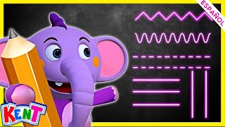 Kent el Elefante | Kent construye un autobús con figuras geométricas  | Aprendizaje Infantil