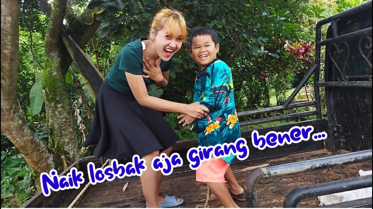 Naik losbak aja girang bener... #budakkoceak #irfanlontong #vlog