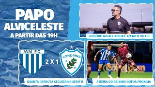 Londrina perde do Avaí, sofre 4ª derrota seguida e se aproxima do rebaixamento