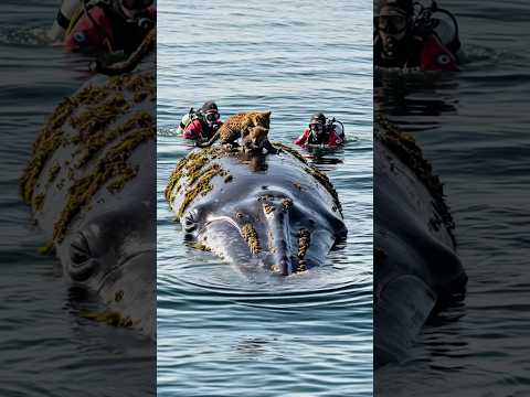 A love between land and sea — a whale helps rescue two little leopards #WildRescue