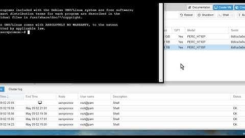 Parted Formatting drive disk selected Proxmox OS server storage using shell command drive partition