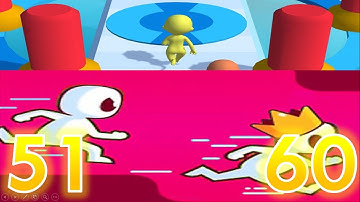 Fun Race 3d Level 51-60 Gameplay Part 6 IOS Android Games🔥