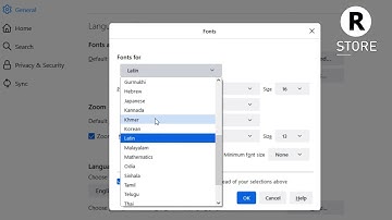 How to fix khmer font on Firefox​ browser