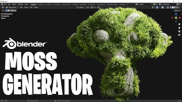 Free Moss Generator in blender - Mossify!