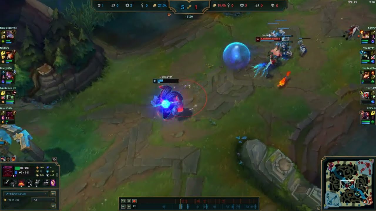 Iron 4 Nami jungle vs Ornn mid (Yasuo Runes)