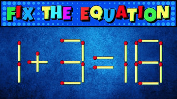 Move ONE Stick to Make It Correct 🔥 Viral Matchstick Riddle Challenge #puzzle #riddles #logic